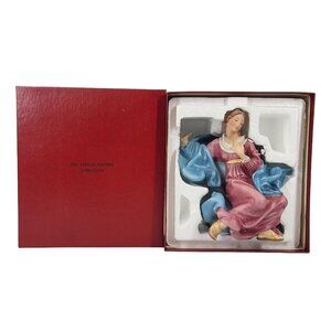 Vatican Nativity Collection Mary Figurine Hand-Painted Porcelain Statue